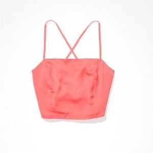 AE Cropped Tie-Back Cami
